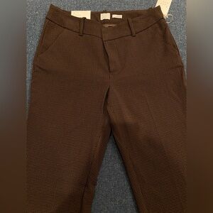 Brown Houndstooth Pants